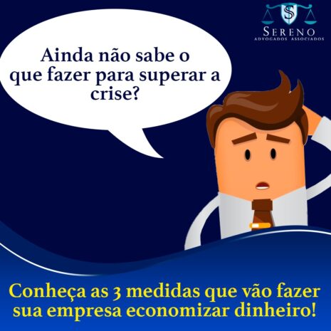 Empresário pensando o que fazer para sua empresar superar a crise